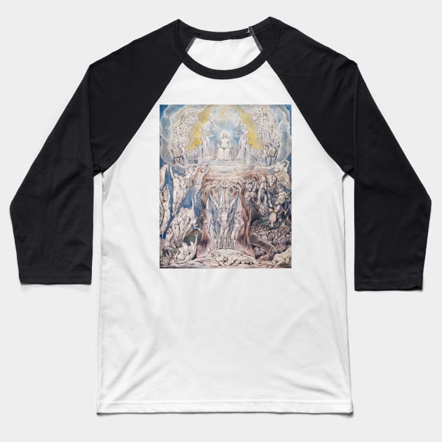 William Blake - The Day of Judgement, 1805 Baseball T-Shirt by MurellosArt